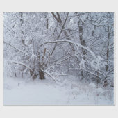 Cadeau Papier d'enrobage de scènes d'hiver (Plat)