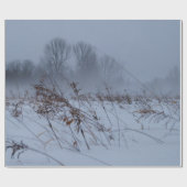 Cadeau Papier d'enrobage de scènes d'hiver (Plat)