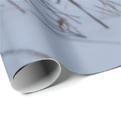 Cadeau Papier d'enrobage de scènes d'hiver (Coin rond)