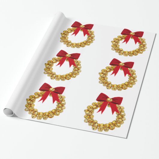 Cadeau Papier d'enrobage de sonneries de cloches (Déroulé)