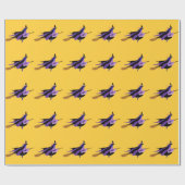 Cadeau Papier d'enrobage de sorcières volantes (Plat)