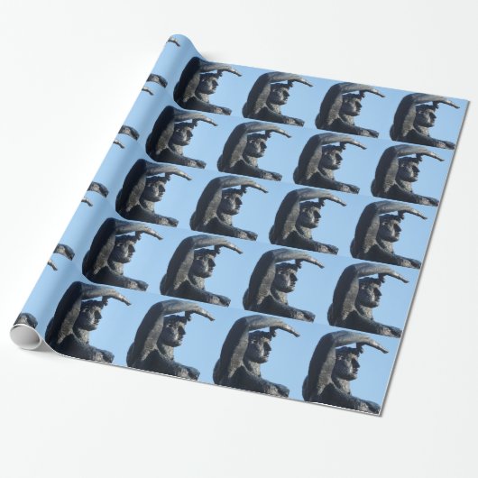 Cadeau Papier d'enrobage de statue (Déroulé)