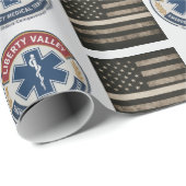 Cadeau Papier d'enrobage de support EMS personnalisé (Coin rond)