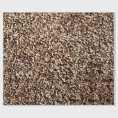 Cadeau Papier d'enrobage de texture de roches (Plat)