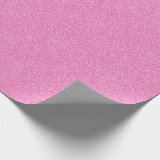Cadeau Papier d'enrobage de texture simple rose (Coin)