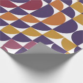 Cadeau Papier d'enrobage des cercles rétro gras (Coin)