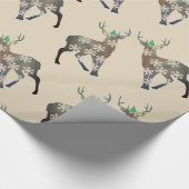 Cadeau Papier d'enrobage des cerfs de vacances (Coin)