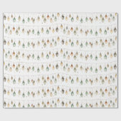 Cadeau Papier d'enrobage des lumières de chaîne (Plat)