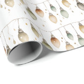 Cadeau Papier d'enrobage des lumières de chaîne (Coin rond)