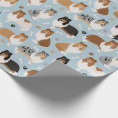Cadeau Papier d'enrobage des pattes et des os de collie r (Coin)