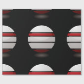 Cadeau Papier d'enrobage d'icônes rouge et blanc Droid (Plat)