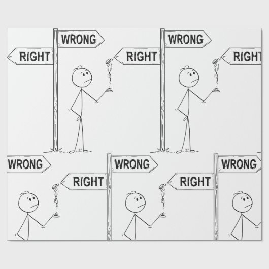 Cadeau Papier d'enrobage d'illustrations incorrect (Plat)