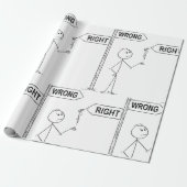 Cadeau Papier d'enrobage d'illustrations incorrect (Déroulé)