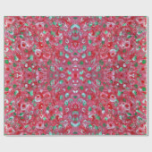 Cadeau Papier d'enrobage d'impressions de rennes (Plat)