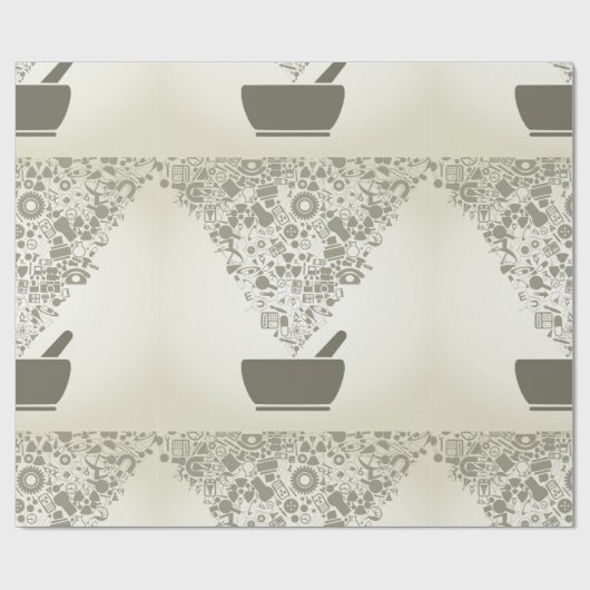 Cadeau Papier d'enrobage d'objets scientifiques (Plat)