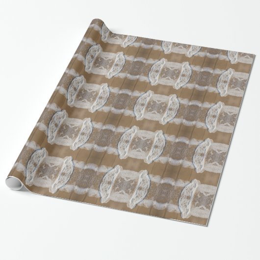 Cadeau Papier d'enrobage d'océan et de plage (Déroulé)