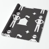 Cadeau Papier d'enrobage du chef de scoutisme (Déroulé)