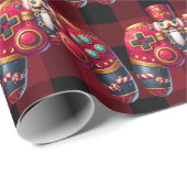 Cadeau Papier d'enrobage du contrôleur de jeu Nutcracker (Coin rond)