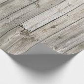 Cadeau Papier d'enrobage en bois rustique (Coin)