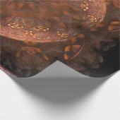 Cadeau Papier d'enrobage en cuivre doré (Coin)