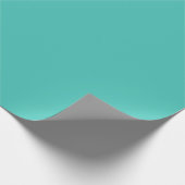 Cadeau Papier d'enrobage en matière Turquoise solide (Coin)