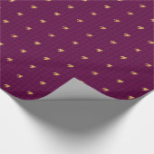 Cadeau Papier d'enrobage en pied de teinte rose avec acce (Coin)