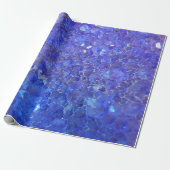 Cadeau Papier d'enrobage en quartz violet / Géode Rock (Déroulé)