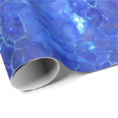 Cadeau Papier d'enrobage en quartz violet / Géode Rock (Coin rond)