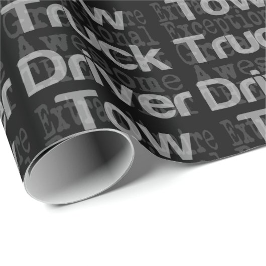 Cadeau Papier d'enrobage Extraordinaire pour conducteur d (Coin rond)