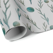 Cadeau Papier d'enrobage Ferns & Dots (Coin rond)