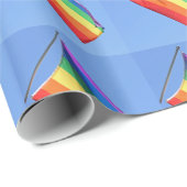 Cadeau Papier d'enrobage gay pride (Coin rond)
