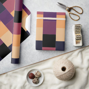 Cadeau Papier d'enrobage géométrique