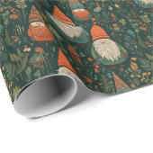 Cadeau Papier d'enrobage Gnomes (Coin rond)