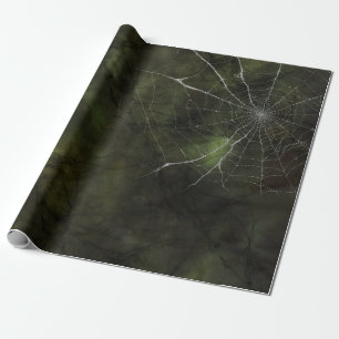 Cadeau Papier d'enrobage gothique argenté