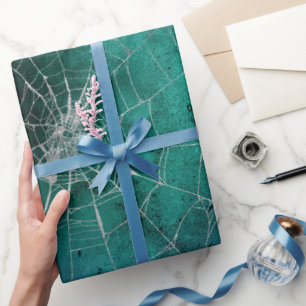 Cadeau Papier d'enrobage gothique argenté