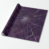 Cadeau Papier d'enrobage gothique argenté (Déroulé)