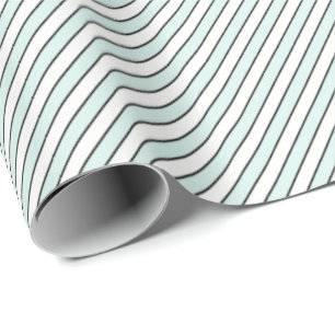 Cadeau Papier d'enrobage HAMbyWG - Baguette Mint/Blanc/Bl