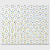Cadeau Papier d'enrobage Hanoukka (Plat)