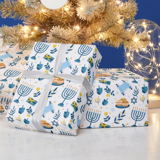 Cadeau Papier d'enrobage Hanoukka (Vacances)