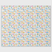 Cadeau Papier d'enrobage Hanoukka (Plat)