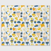 Cadeau Papier d'enrobage Hanoukka (Plat)