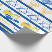 Cadeau Papier d'enrobage Hanoukka (Coin)