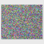 Cadeau Papier d'enrobage Hexagons emballé (Plat)