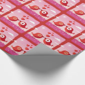 Cadeau Papier d'enrobage Inséparables (Coin)