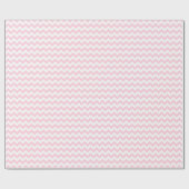 Cadeau Papier d'enrobage léger rose et blanc moyen à écla (Plat)