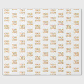 Cadeau Papier d'enrobage Modèle du logo de marque d'entre (Plat)