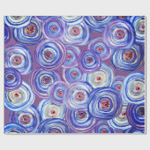 Cadeau Papier d'enrobage Motif circulaire (Plat)