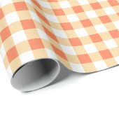 Cadeau Papier d'enrobage Motif En vichy (Coin rond)