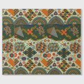 Cadeau Papier d'enrobage motif japonais coloré (Plat)