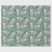 Cadeau Papier d'enrobage Motif Sloth (Plat)